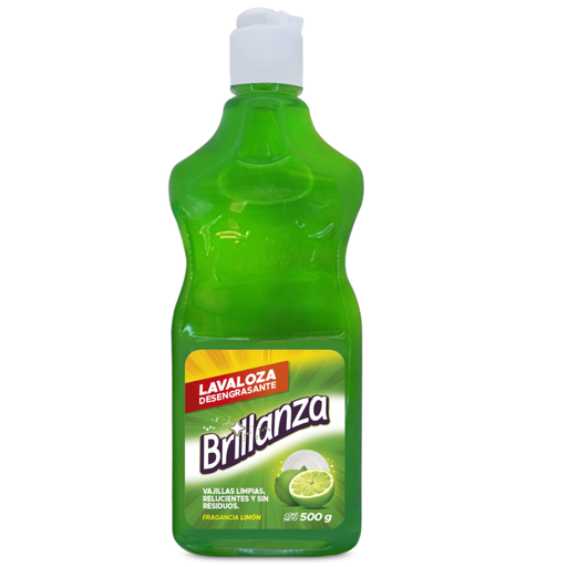 [058966] Lavaloza Desengrasante Líquido Brillanza Limón 500Ml
