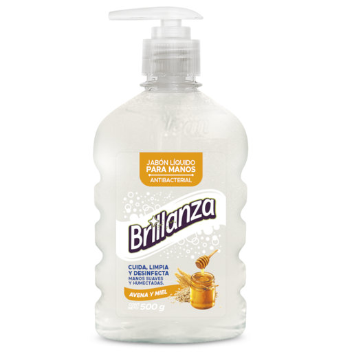 [058970] Jabón Líquido Para Manos Brillanza Avena Y Miel 500Gr