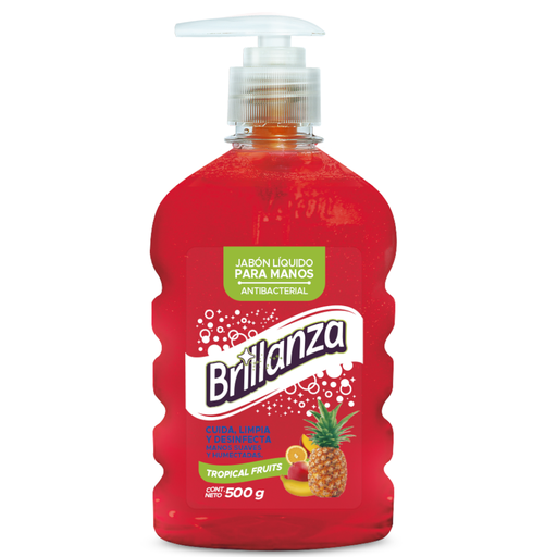[058971] Jabón Líquido Para Manos Brillanza Frutas Tropicales 500Gr