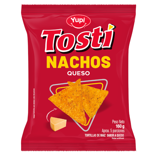 [050572] Tosti Nachos Queso Yupi 160Gr