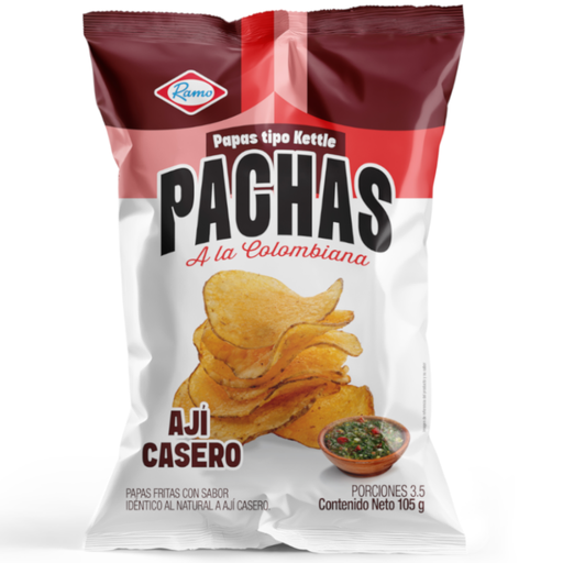 [058889] Papas Pachas  A La Colombiana Ramo Sabor Ají Casero  105Gr