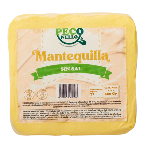 [058895] Mantequilla Sal Peco Nello 500Gr