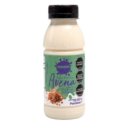 [058901] Bebida Láctea Con Avena Momoa Vainilla Con Endulzante  257G