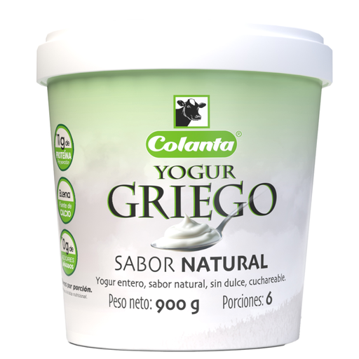 [058906] Yogurt Griego Colanta Natural 900G