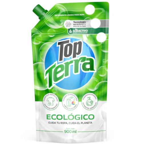 [058909] Detergente Líquido Top Terra Doypak 900Ml