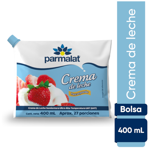 [058932] Crema De Leche Parmalat Bolsa 400Ml