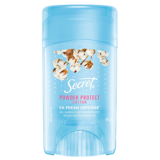 [058940] Desodorante Secret Powder  Protect  Cottton Gel 45Gr