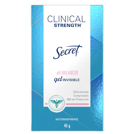 [058942] Desodorante Secret Clinical Strength Gel Invisible 45Gr