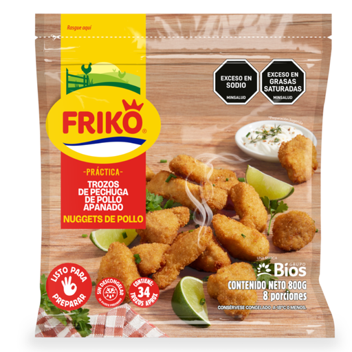 [058951] Trozos De Pechuga De Pollo Apanados Friko 800Gr