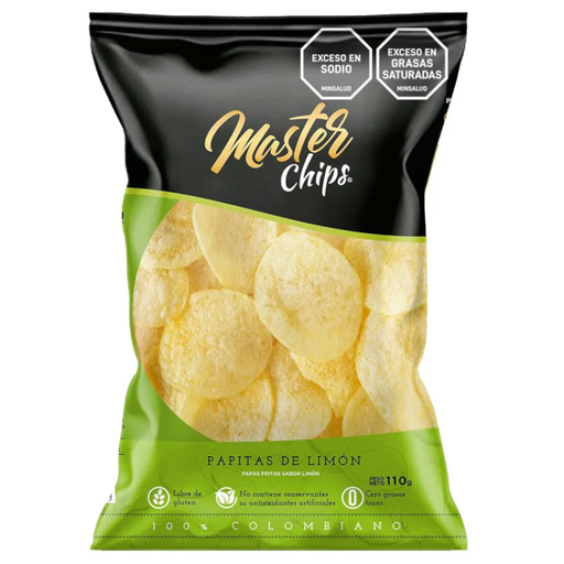 [058952] Papas Limón Master Chips 110Gr