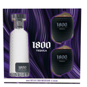 Tequila 1800 Cristalino Añejo 700Ml + Set 2 Vasos