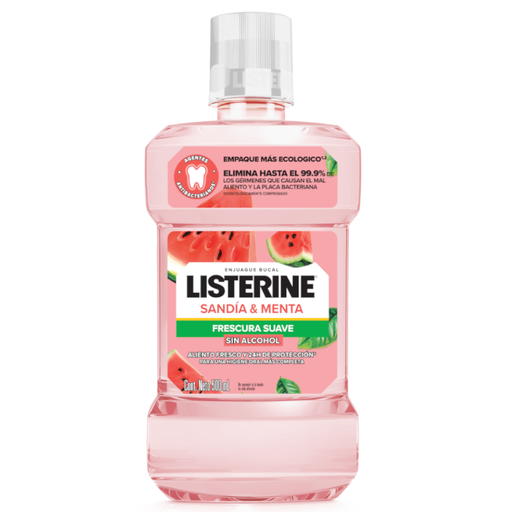 [058991] Enjuague Bucal Listerine Sandía Y Menta Sin Alcohol 500Ml
