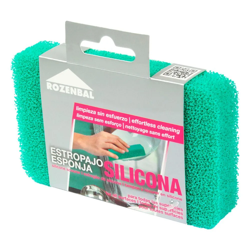 [059001] Estropajo Esponja De Silicona Rozenbal 1 Unidad