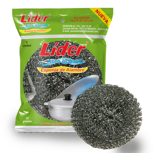 [059018] Esponja De Alambre Líder 35Gr