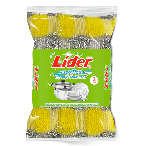 [059028] Esponja Líder Combinada Multiusos 1 Unidad