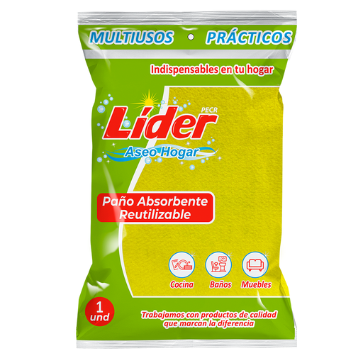 [059029] Paño Líder Absorbente Reutilizable 1 Unidad