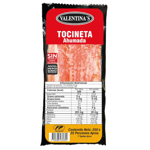[059031] Tocineta Ahumada Valentina's 250Gr