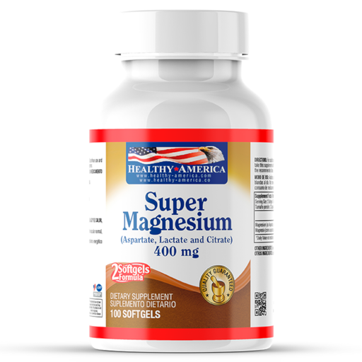 [059033] Super Magnesium Healthy America 100 Unidades