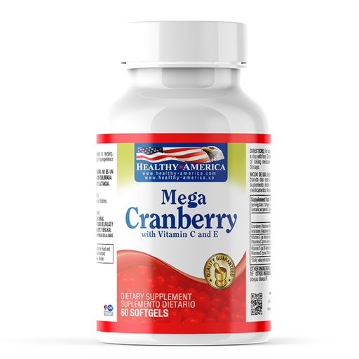 [059038] Mega Cranberry Healthy America  60 Capsulas
