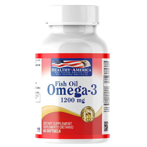 [059041] Omega 3 Healthy America 1200mg 60 Capsulas