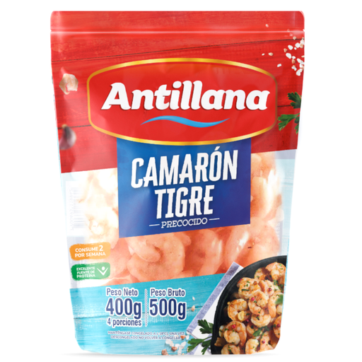[059074] Camarón Tigre Precocido Antillana 400Gr