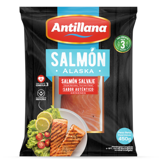 [059079] Filete Salmón Alaska Antillana 450Gr