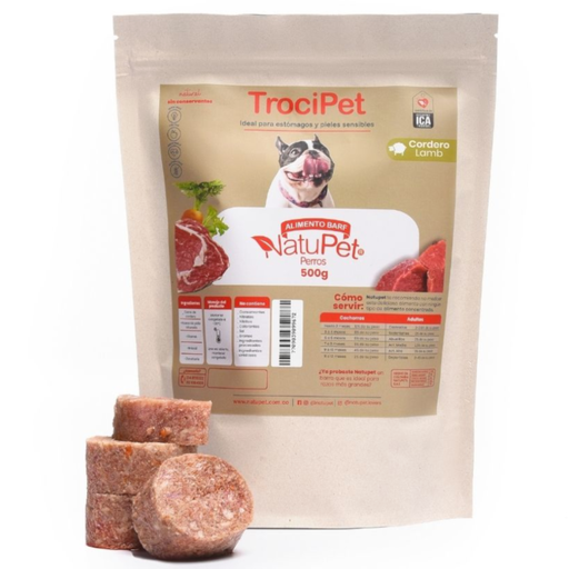 [059091] TrociPet  Cordero NatuPet Perros 500Gr