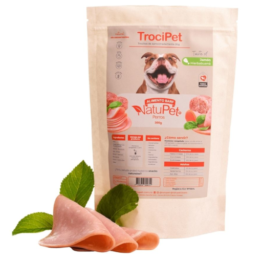 [059095] Trocipet Jamón Hierbabuena NatuPet Perros 300Gr