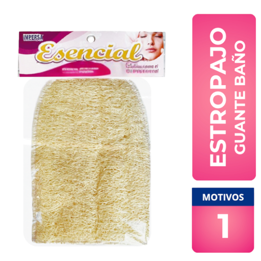 [059137] Estropajo Guante Baño Impersa Esencial 1 Unidad