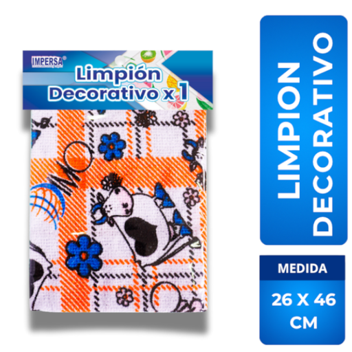 [059143] Limpión Decorativo Impersa 26x46cm 3 Unidades