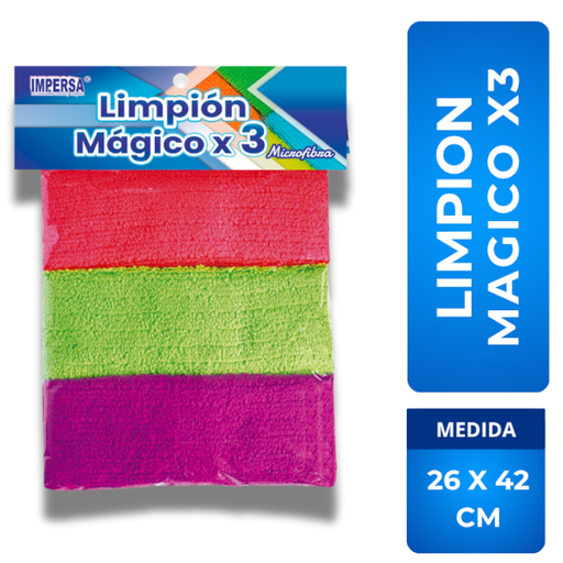[059145] Limpión Mágico Impersa 26x42cm 3 Unidades