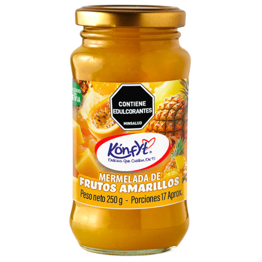 [059159] Mermelada Kónfyt Frutos Amarillos Sin Azúcar 250Gr