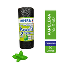 Bolsa Basura Impersa 45x60cm Tipo Papelera Negra Aroma Menta Black 12 Unidades