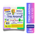 Bolsa Basura Impersa 45x60cm Trio Aroma 30 Unidades Pague 2 LLeve 3