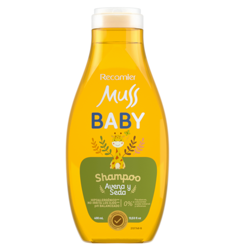 [059202] Shampoo Baby Avena Y Seda Recamier 400Ml