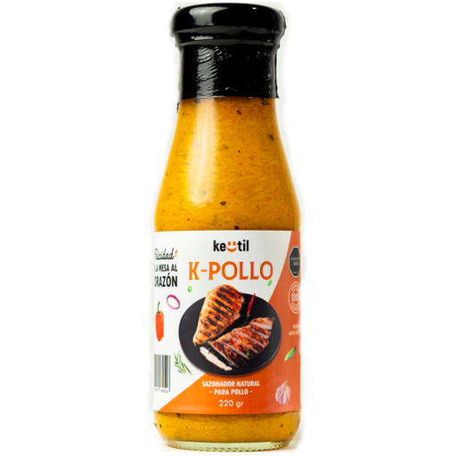 [059231] Sazonador Natural Para Pollo K-Pollo Keutil 220Gr