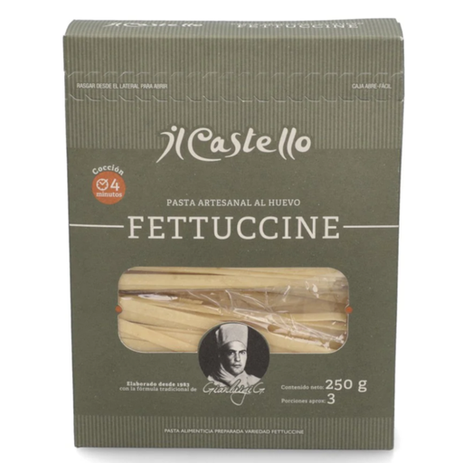 [016426] Fettuccine IL Castello Pasta Artesanal Al Huevo 250Gr