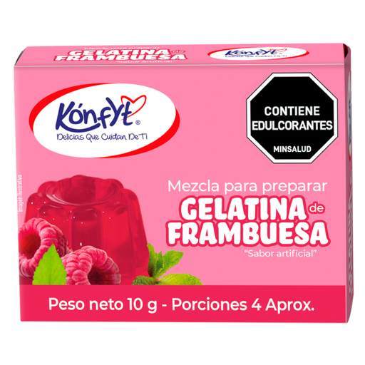 [005387] Gelatina Kónfyt Frambuesa Sin Azúcar 10Gr