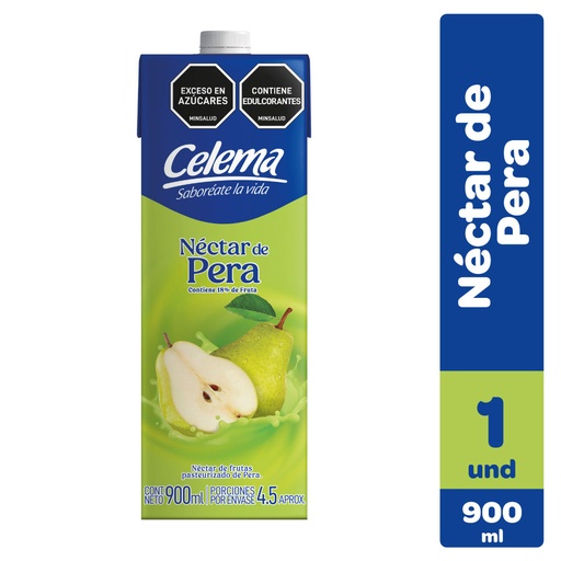 [059264] Néctar  De Pera Celema  Tetrapack 900Ml