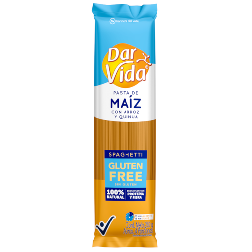 [059284] Spaguetti  Dar Vida  De Maíz Con Arroz Y Quinua Sin Gluten 250Gr