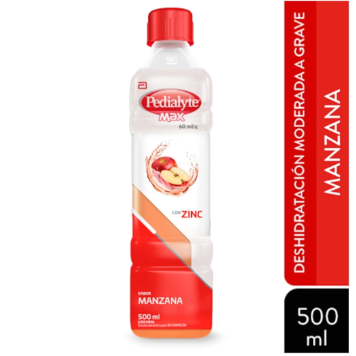 [059289] Pedialyte Max Manzana 500Ml
