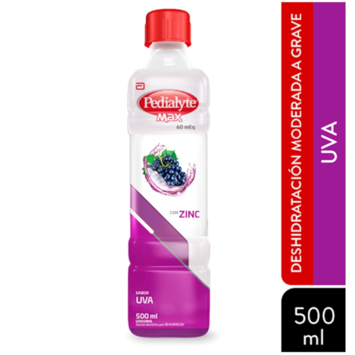 [059293] Pedialyte Max 60 Uva 500Ml