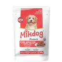Mikdog Adultos Razas Pequeñas Sabor Carne Pouche 100Gr