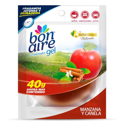 [059335] Ambientador Bonaire Gel Manzana Canela 40Gr