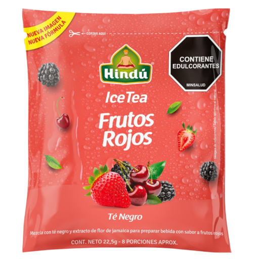 [059377] Té Polvo Ice Tea Hindú Frutos Rojos  Doypak 22.5Gr