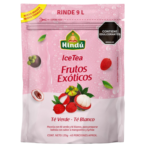 [059378] Té Polvo Ice Tea Hindú Frutos Exóticos  Sin Azúcar Doypak 135Gr