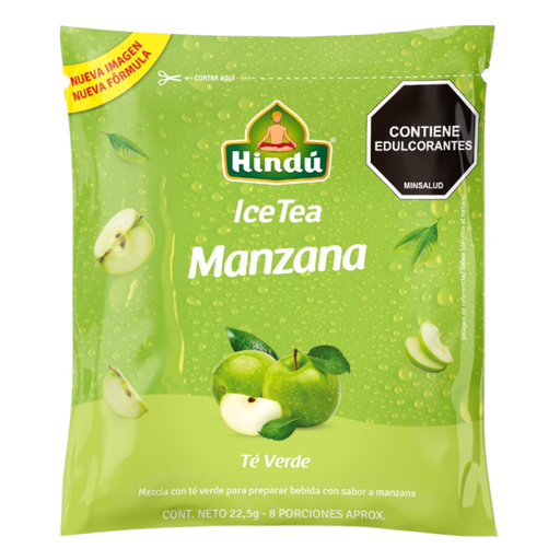 [059380] Té Polvo Ice Tea Hindú Manzana  Sin Azúcar Doypak 22.5Gr
