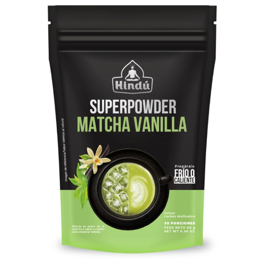 [059383] Té En Polvo Hindú Matcha Vanilla Superpowder 60Gr