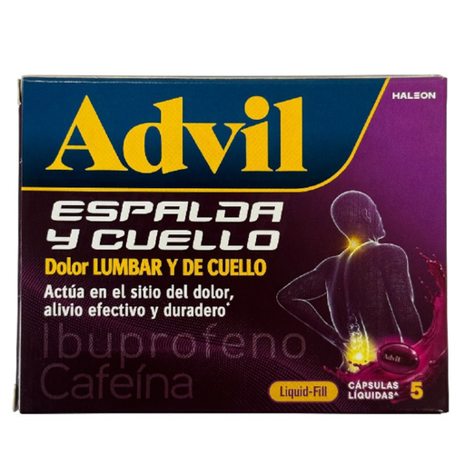 [059417] Advil Espalda Y Cuello 5 Unidades