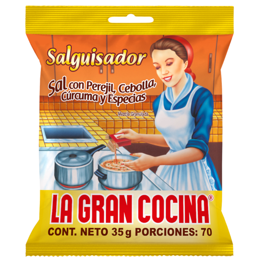[059437] Salguisador Con Perejil Cebolla Cúrcuma Y Especias La Gran Cocina Bolsa 35Gr